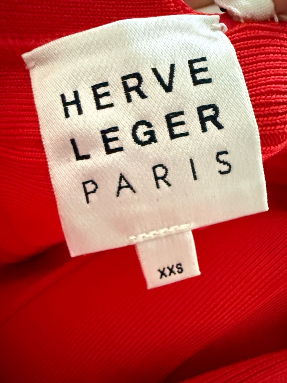 HERVE LEGER ‘Scallop Edge Mini Dress’ - Picture 10 of 12